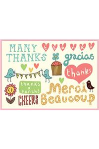 Kate Sutton Many Thanks Parcel Thank You Notes