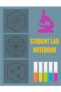 Student Lab Notebook: Hexagon Sience Graph Paper Composition Journal For Organic Chemistry And Bio Chemistry