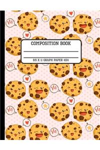 Composition Book Graph Paper 4x4
