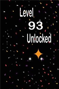 Level 93 unlocked