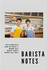 Barista Notes