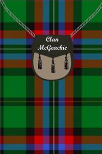 Clan McGeachie Tartan Journal/Notebook