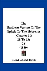 The Harklean Version Of The Epistle To The Hebrews