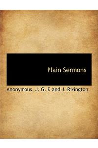 Plain Sermons