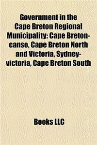 Government in the Cape Breton Regional Municipality