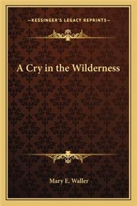 Cry in the Wilderness