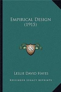 Empirical Design (1915)