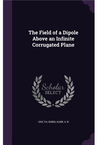 Field of a Dipole Above an Infinite Corrugated Plane