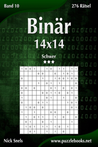 Binär 14x14 - Schwer - Band 10 - 276 Rätsel