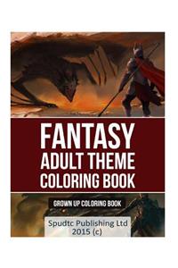 Fantasy Adult Theme Coloring Book