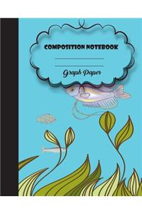 Graph Rued Composition Notebook 8