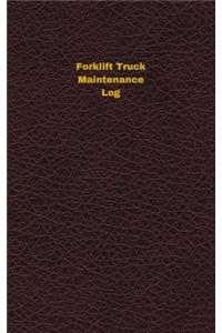Forklift Truck Maintenance Log