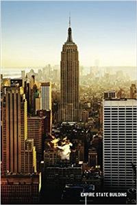 Empire State Building: 6'' X 9'' Lined Notebook Top 100 Wonders of the World Coverwork Book, Planner, Journal, Diary 120 Pages