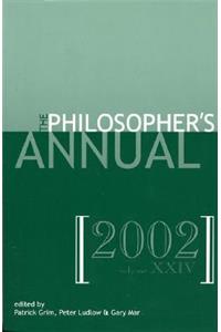The Philosopher's Annual, Volume 24
