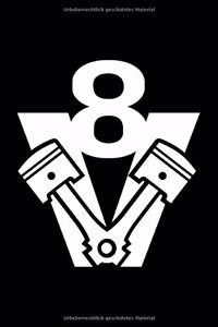 V8 Auto Notizbuch