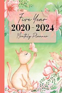 2020-2024 Five Year Monthly Planner