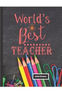 World's Best Teacher 2020 Planner