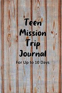 Teen Mission Trip Journal