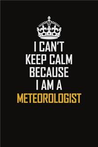 I Can't Keep Calm Because I Am A Meteorologist