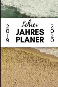 Lehrer Jahres Planer 2019 2020