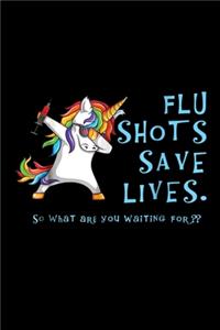 flu shots save lives. So what are you waiting for