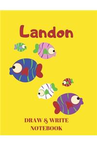 Landon Draw & Write Notebook
