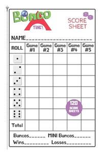 Bunco Score Sheets