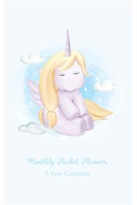 Monthly Pocket Planner 5 Year Calendar
