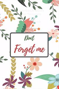 Don't Forget Me