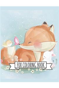 Fox Coloring Book
