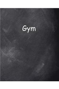 School Composition Book Gym Chalkboard Style 130 Pages