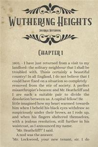 Wuthering Heights Journal Notebook