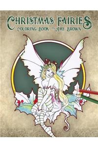 Christmas Fairies Coloring Book