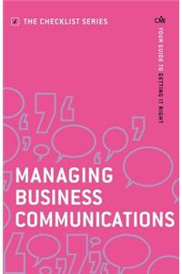 Managing Business Communications