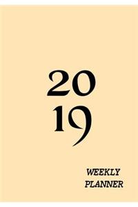 2019 Weekly Planner: Moccasin Planner