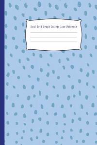 Dual Grid Graph College Line Notebook