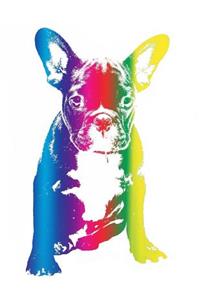 Rainbow French Bulldog Notebook