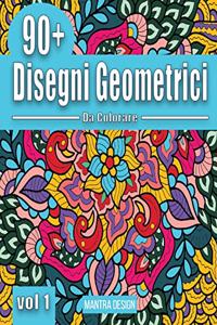 90+ disegni geometrici da colorare Vol. 1