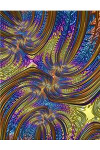 Metallic Abstract Notebook