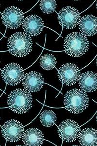 Journal Notebook Watercolor Dandelions Pattern 5