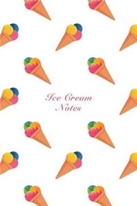 Ice Cream Notes