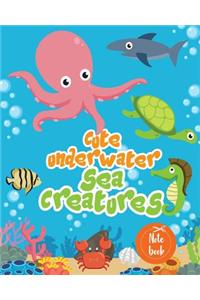 Notebook ( Cute Underwater Sea Creatures Cover )
