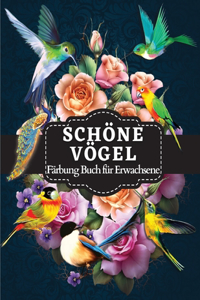 Schöne Vögel Färbung Buch für Erwachsene