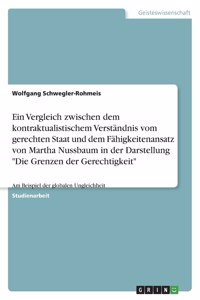 Vergleich zwischen dem kontraktualistischem Verständnis vom gerechten Staat und dem Fähigkeitenansatz von Martha Nussbaum in der Darstellung 