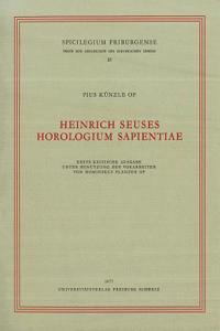 Heinrich Seuses Horologium Sapientiae