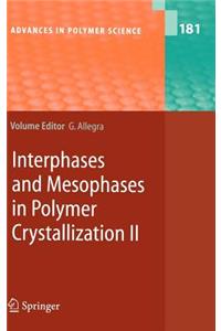 Interphases and Mesophases in Polymer Crystallization II