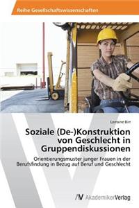 Soziale (De-)Konstruktion von Geschlecht in Gruppendiskussionen