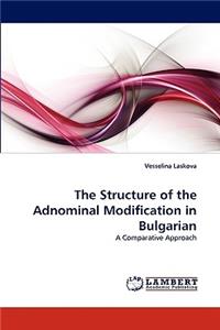 Structure of the Adnominal Modification in Bulgarian