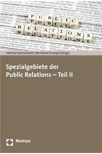 Spezialgebiete Der Public Relations - Teil II