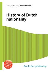 History of Dutch Nationality
